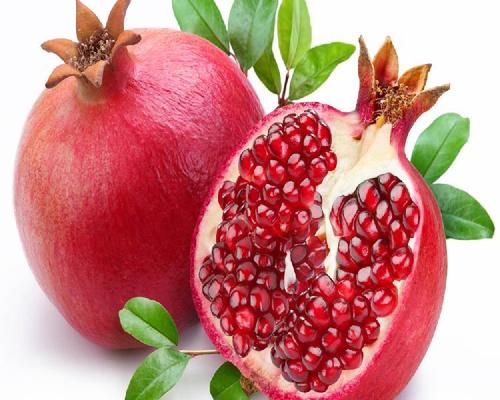 Juicy Delicious Healthy Natural Taste Red Fresh Pomegranate