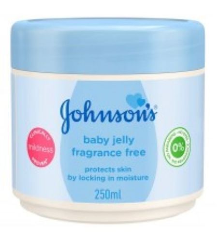 Lightly Fragranced Moisture Protection Johnson'S Baby Jelly Fragrance-Free (250 Ml) Weight: 496 Grams (G)