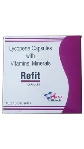 Lycopene Vitamins Minerals Capsules Cool And Dry Place