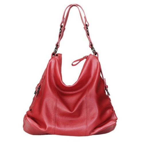 Zipper Closure Type Very Spacious, Light Weight And Plain Red Color Women Leather Hobo Bagzipper Closure Type Very Spacious, Light Weight And Plain Red Color Women Leather Hobo Bag Size: Various Sizes Are Available