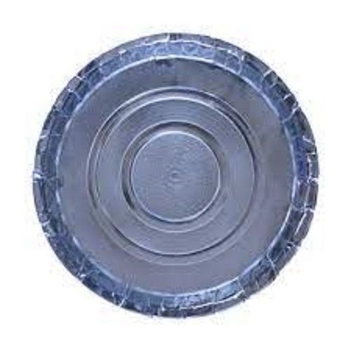  7 Inch Silver Disposable Paper Plate For Serving