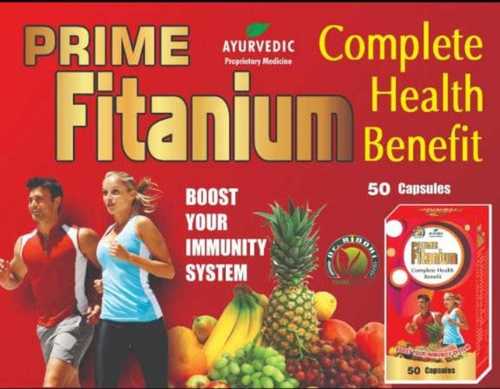 Prime Fitanium- Immunity Booster Ayurvedic Capsule (Pack of 30 Capsules)