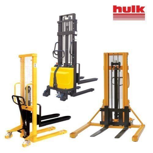 Durable Sturdy Construction Easy Operation Pallet Stackers (Lifting Capacity 1.5-2 Ton)