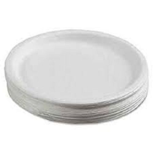 100% Biodegradable Plain Disposable White Paper Plate 6 Inches Set Of 50 Plates