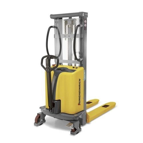 Durable Color Coated Industrial Semi Electric Stacker (Lifting Height Upto 3500 Mm)