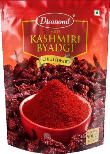 Diamond Handpicked Dried Red Kashmiri Byadgi Chilli Powder (500g Pouch Pack)