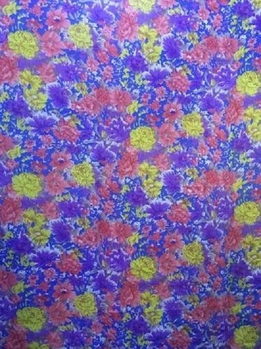 Modern Gr-004 Assorted Color Skin Friendly Anti-Wrinkle Soft And Comfortable Floral Print Fabric