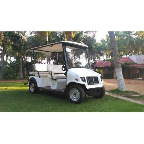 Max Speed 27 km/H Slip Resistance Battery Operate Six Seater Golf Cart