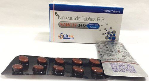 Nimesulide 100 Mg (Mouth Dissolving) With 10*10 Packing