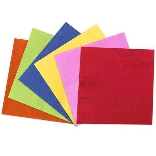 Various Plain Pattern Tissue And Napkins (9X6 Inches Size)