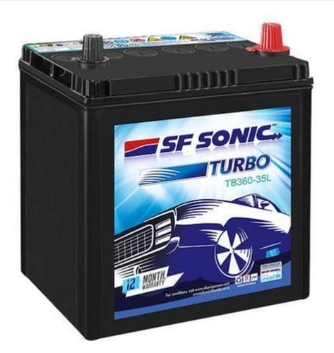 SF Sonic TB360 35L Car Battery 12V, 35Ah With 12 Months Warranty For Industrial