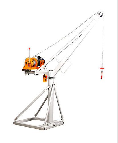 Single Phase Small Portable Electric Material Lifting Mini Crane For Construction