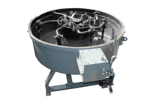 Arm Type Pan Concrete Mixers - Color: Yellow