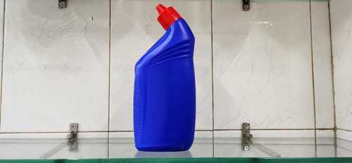 Plastic Empty Toilet Cleaner Bottle With Red Color Screw Cap