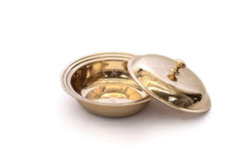 Bronze Serving Bowl - Color: Golden
