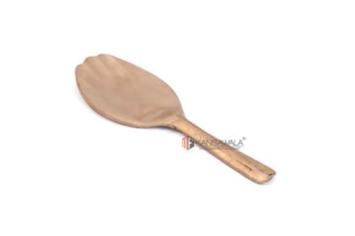 Eco Friendly And Perfect Griping Copper And Tin Kansa Serving Spoon For Rice