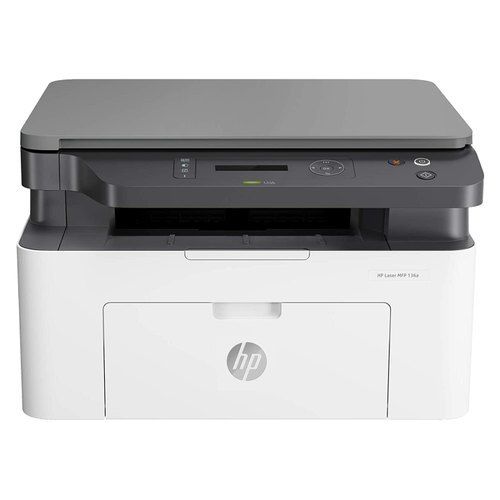  स्वचालित Hp Laser Mfp 136A प्रिंटर आउटपुट टाइप मोनोक्रोम प्रिंट, स्कैन और कॉपी के लिए 