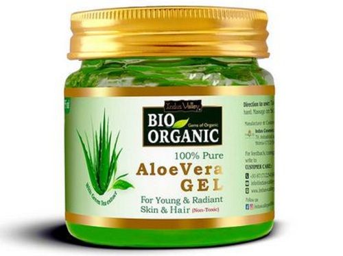 Non Toxic 100% Herbal Aloe Vera Gel With Green Tea Extract For Skin Blemish And Acne