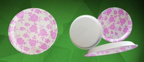 Round 12 Inch Printed Disposable Non Toxic EPS Meal Plates For Party, Hotel, Wedding