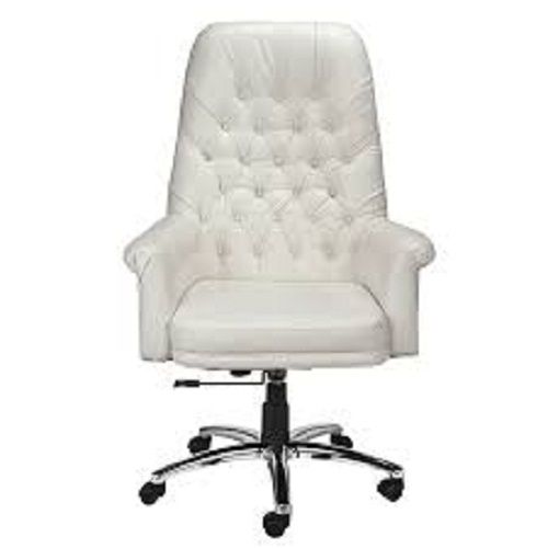 Adjustable And Comfortable White Medium Size Office Chair