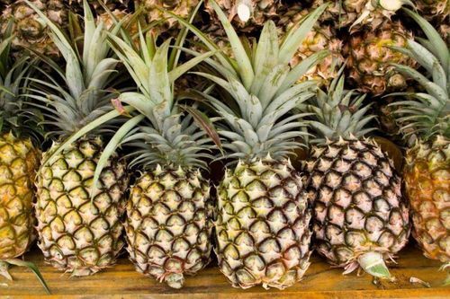 Antioxidants Juicy Rich Delicious Natural Taste Healthy Fresh Pineapple