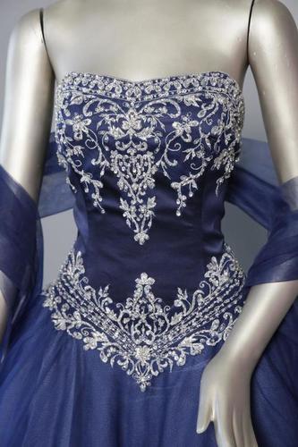 Multi-Color Blue, Silver, Fancy, Latest Fashion, Regular Size, Gown With Reasonable Prices