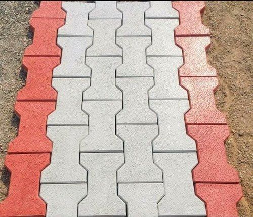 Gray Cement Interlocking Paver Block For Outdoor Use