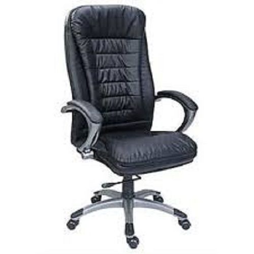 Handmade Comfortable And Adjustable Black Big Size Boss Chair For Office