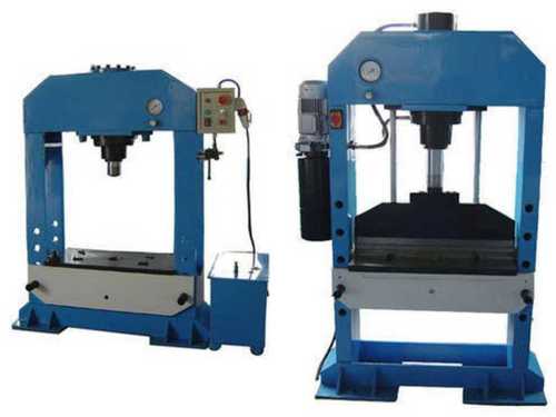 Blue Mild Steel 40 Ton Hydraulic Press Machine For Industrial Usage