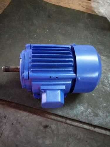 Single Phase Foot Mounting Type High Pressure Induction Motor In Blue Color
