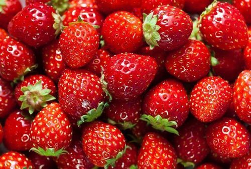 विटामिन रेड फ्रेश स्ट्रॉबेरी से भरपूर मीठा स्वादिष्ट प्राकृतिक स्वाद