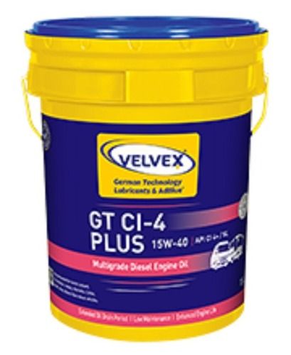 Velvex Gt Ci-4 Plus 15W-40 High Wear Protection Turbocharged Diesel Engine Oil Application: Automotive