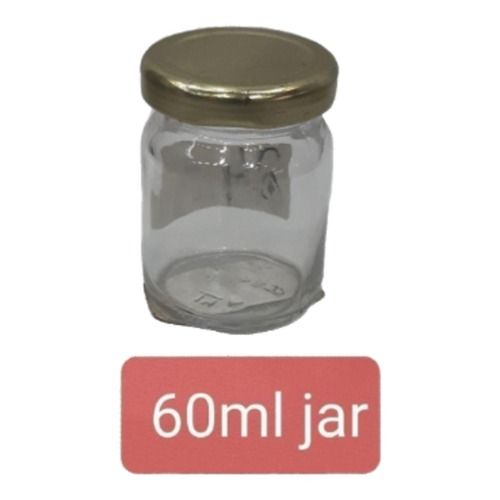 60 ML Wide Mouth Round Glass Jars