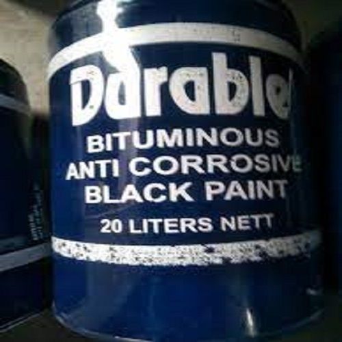 Liquid 99% Pure Bituminous Anti Corrosive Black Paint 20 Litres Net Weight