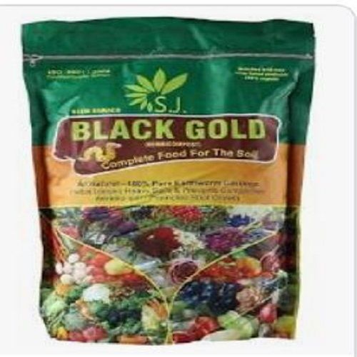 Black Gold Kraft Seeds Vermi Compost Organic Fertilizers 5 Kg Purity(%): 99.5%