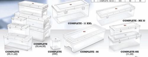 Complete-33 Clear Rectangular Plastic Packaging Container