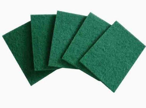 Eco Friendly Dust Resistance Reusable Remove Hard Stains Green Scrub Pad Usage: Kitchen