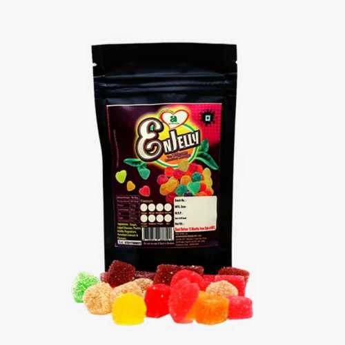 Eggless Sweet Jelly Soft Candy Available in Various Flavours with 90g Packaging