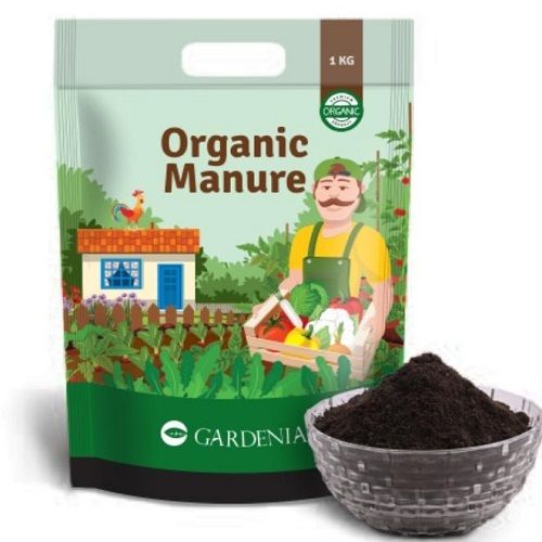 Gardenia Organic Manure And Fertilizer 1 Kg For Garden Flower Growth