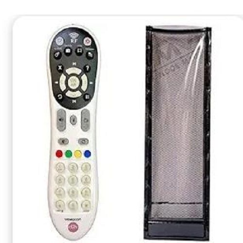 Plastic Video Con White Color Remote Controller With Transparent Cover