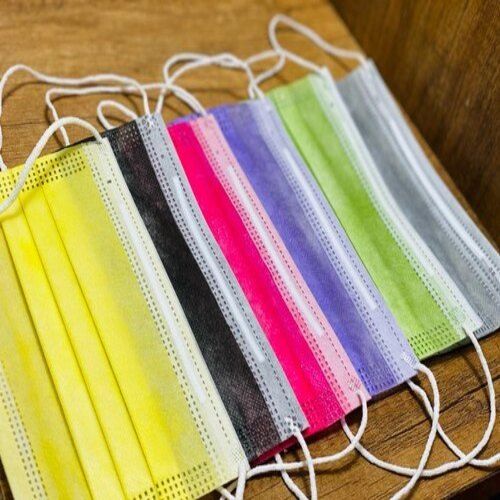 3 Ply Non Woven Earloop Multicolor Disposable Face Mask