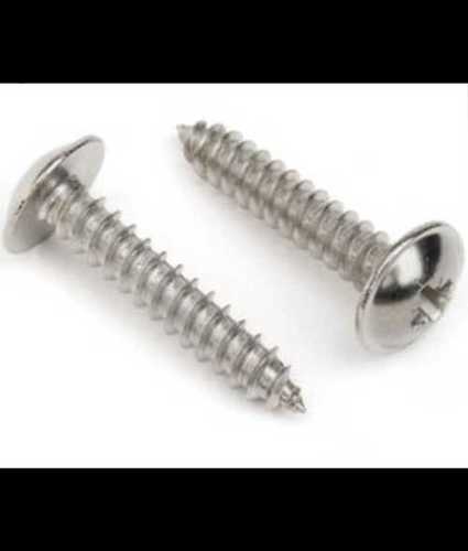 Chrome Finish Full Thread Self Tapping Stainless Steel Screw For Hardwar Fitting