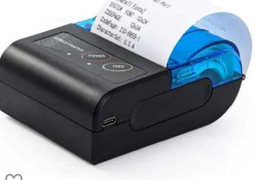 Manual Handheld Mini Portable Pos Billing Machine (Black)