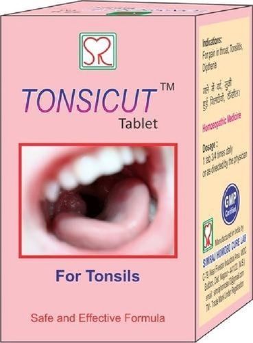 Homeopathic Tonsicut Tablets Cool And Dry Place