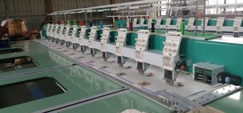 Multi Head Computerized Embroidery Machine With 500-1000 SPM Flat Stitch Speed