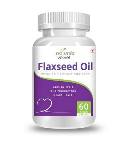 Omega 3, 6 And 9 Rich Flaxseed Oil Dietary Supplement Softgel Capsules Efficacy: Promote Nutrition