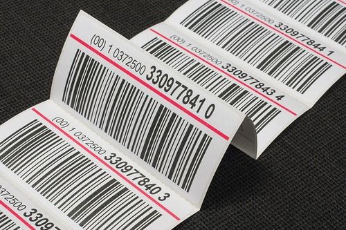 Printed Bar Code Sticker (Dimensions : 1.46 Inches* 1.02 Inches)