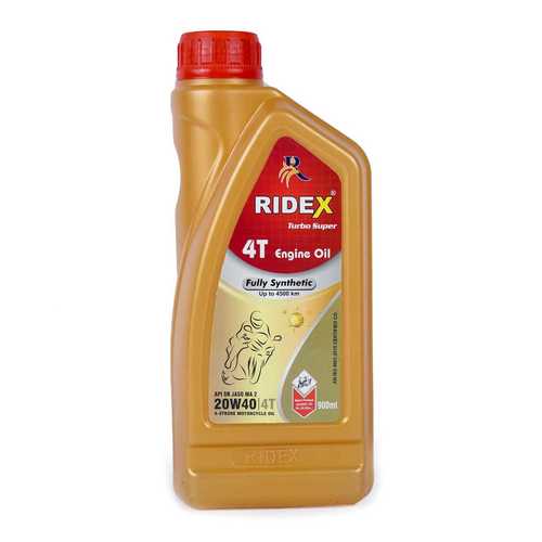 Ridex 4 T Turbo 20W40 Super Engine Oil Fully Synthetic, Packed In Plastic Buckets Flow Rate: 1 To 2 Cc/Hr