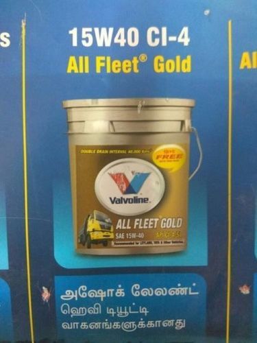 Valvoline All Fleet Gold 15W40 Ci4 Diesel Engine Oil With Bucket Of 17 Litre Application: Automobile