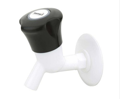 Pvc White/Black Wall Mount 15 Mm Abs/Pvc Bib Cock Water Tap For Bathroom And Kitchen